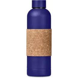 Kooshty Bermuda Kork Recycled Stainless Steel Water Bottle Navy